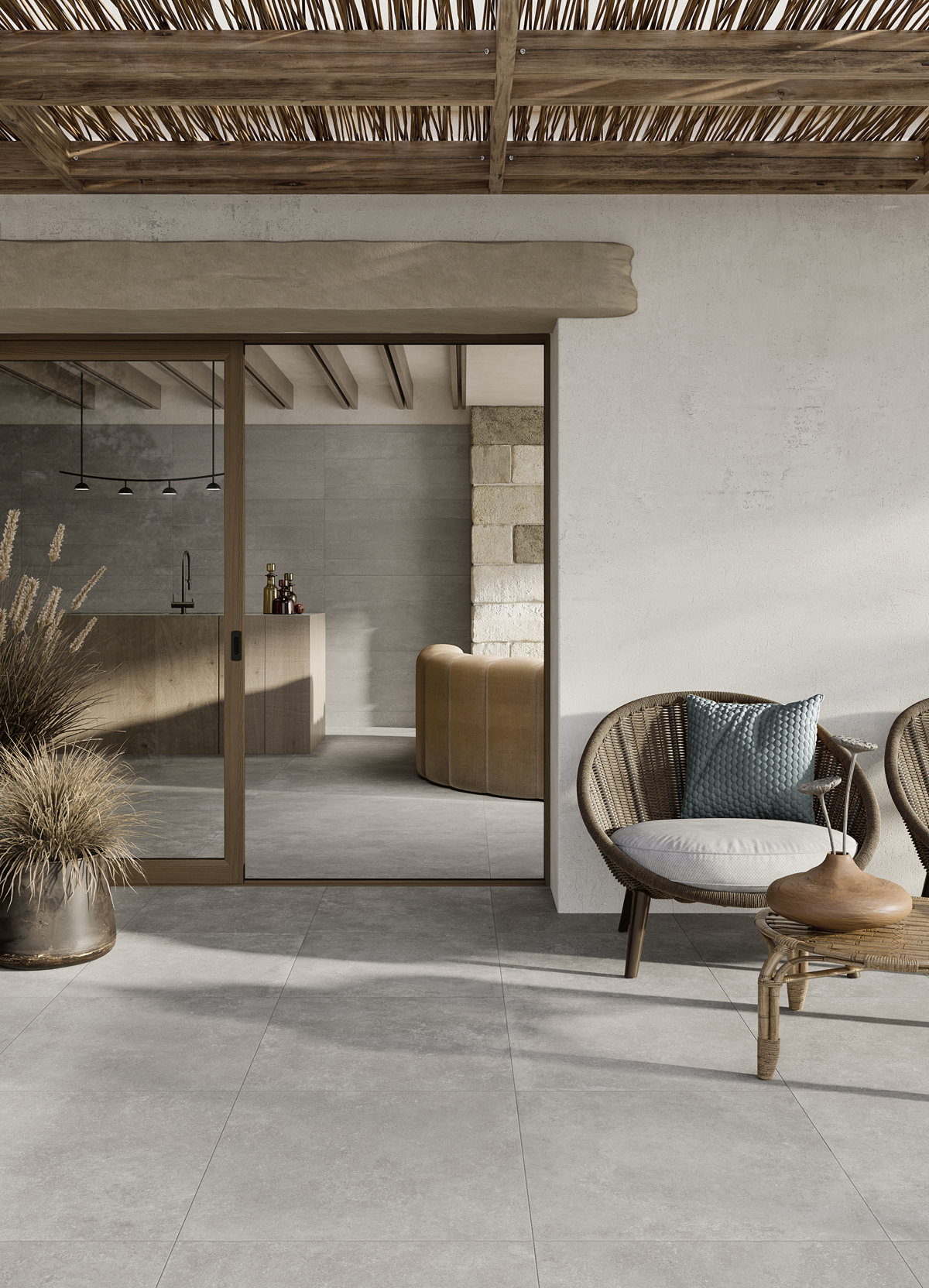 CERAM GIANT GREY  120x120x2 CM